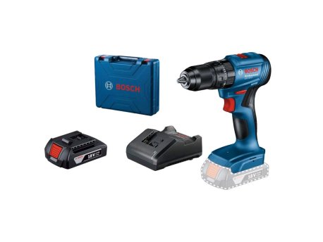 BOSCH plavi alat Akumulatorska vibraciona bušilica - odvrtač GSB 185-Li; 18V 1x2,0 Ah u koferu 06019K3101