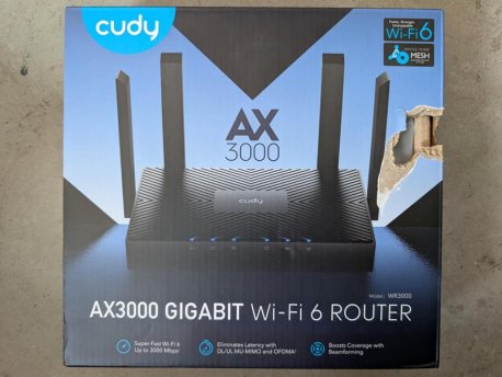 CUDY WR3000 AX3000 Gigabit Wi-Fi 6 ruter OUTLET