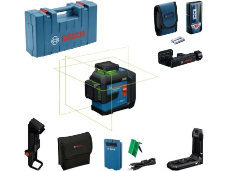 BOSCH GLL 80-33 G Professional Laser za linije u koferu sa 2x baterije (AA), 0601065502