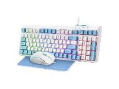 Havit Gaming combo 3u1 KB897CM belo-plava