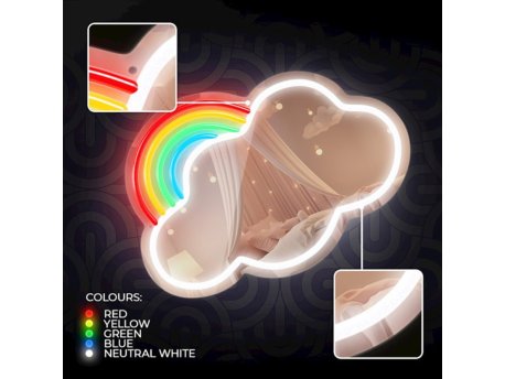 TelForceOne Dekorativna neon MIRROR LED rasveta CLOUD