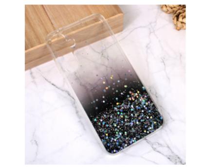 3G Torbica Silikonska Glitter za Samsung A556F Galaxy A55 5G crna