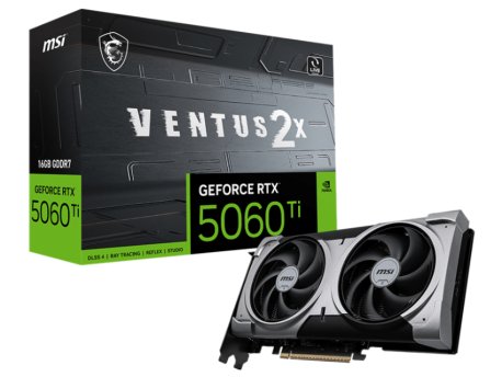 MSI GeForce RTX 5060 Ti 16G VENTUS 2X PLUS