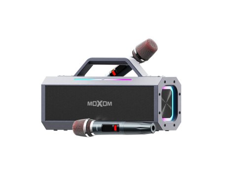 MOXOM Zvucnik bluetooth Moxom MX-SK84 150W sa 2 mikrofona crni