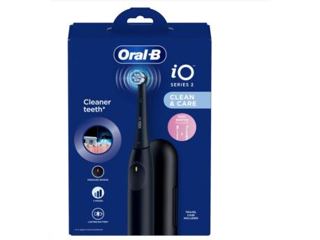 ORAL B IO SERIES 2 CLEAN & CARE električna četkica za zube + futrola za putovanja - Night black, 1 kom