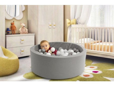WALLXPERT Ogradica sa lopticama Bubble Pops 150 Grey