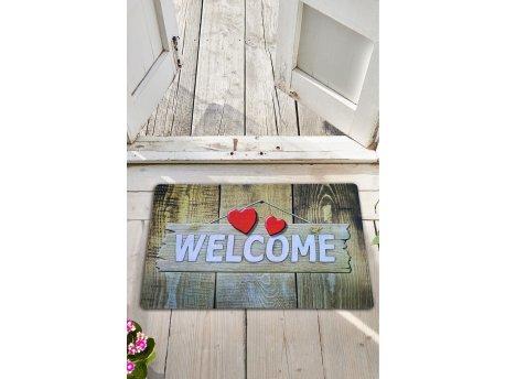 Conceptum Hypnose Otirač PVC Wooden Heart