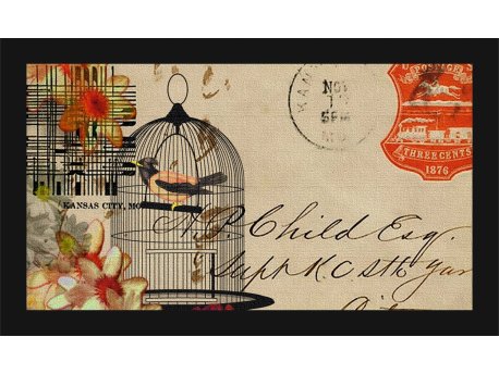 WALLXPERT Otirač Caged Nightingale