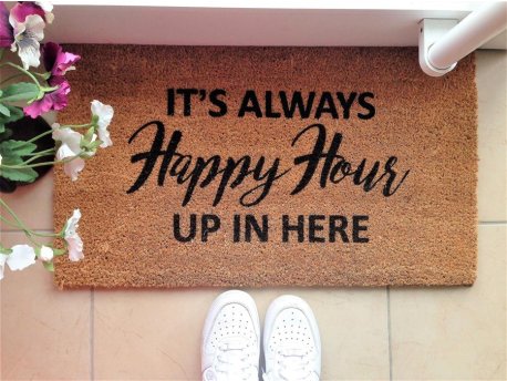 WALLXPERT Otirač Happy Hour