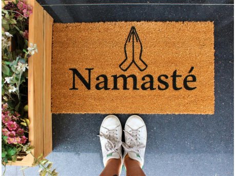 WALLXPERT Otirač Namaste (796LMN9830)