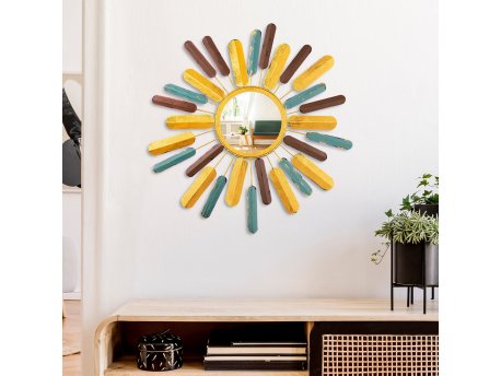 WALLXPERT Dekorativno ogledalo Mirror Sun 2