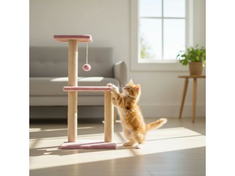 Paws & Whiskers Grebalica za mačke Tina 1 Dusty Rose