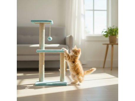 Paws & Whiskers Grebalica za mačke Tina 1 Turquoise