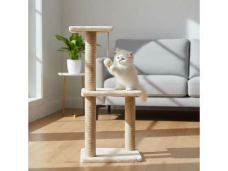 Paws & Whiskers Grebalica za mačke Tina 1 White