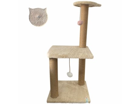 Paws & Whiskers Grebalica za mačke Tina 2 Beige