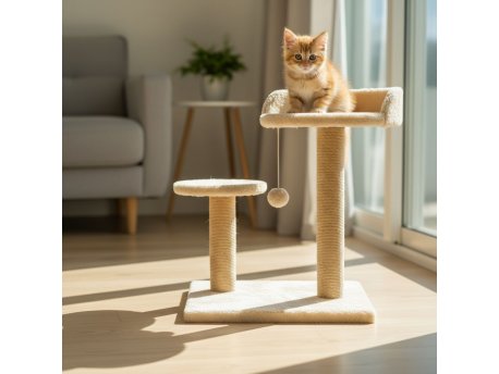 Paws & Whiskers Grebalica za mačke Tiana Beige