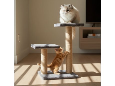 Paws & Whiskers Grebalica za mačke Luzi Anthracite