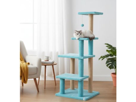 Paws & Whiskers Grebalica za mačke Alessi Turquoise