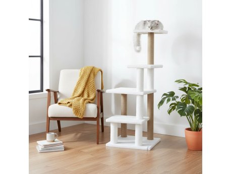 Paws & Whiskers Grebalica za mačke Alessi White