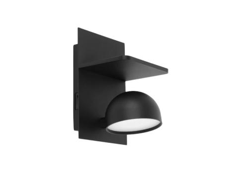 BBLINK Zidna lampa 7W 3000K crna dimabilna