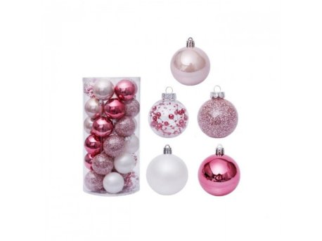 ED 6cm kuglica 30kom roze OUTLET