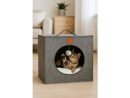 Paws & Whiskers Krevet za ljubimce Kitty Grey
