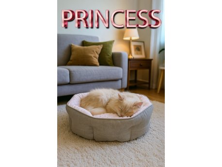 Paws & Whiskers Krevet za ljubimce Princess S Pink
