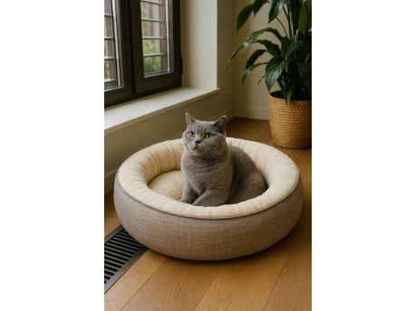 Paws & Whiskers Krevet za ljubimce Bunny 85 x 65 Beige