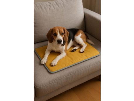 Paws & Whiskers Krevet za ljubimce Thermo Mat 60 x 80 Yellow