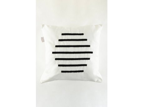 WALLXPERT Dekorativni jastuk Craft Black