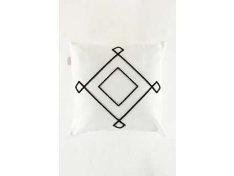 WALLXPERT Dekorativni jastuk Craft Black v2