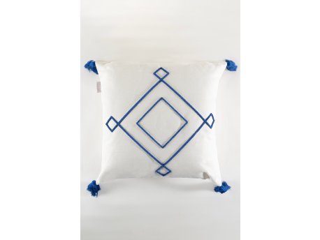 WALLXPERT Dekorativni jastuk Craft Blue