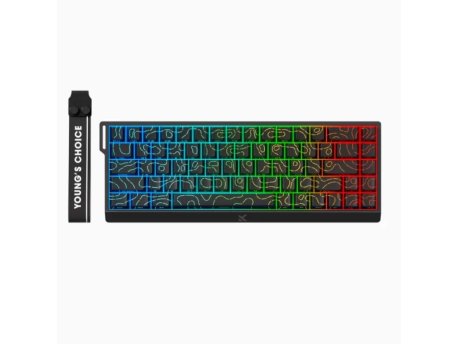 MCHOSE Ace 68 Hall Effect Magnetic Switch black topographic