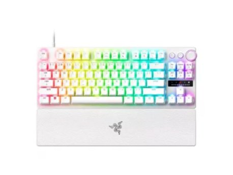 RAZER Huntsman V3 Pro Tenkeyless 2025 - 8K Tenkeyless Analog Optical Esports Keyboard - White Edition