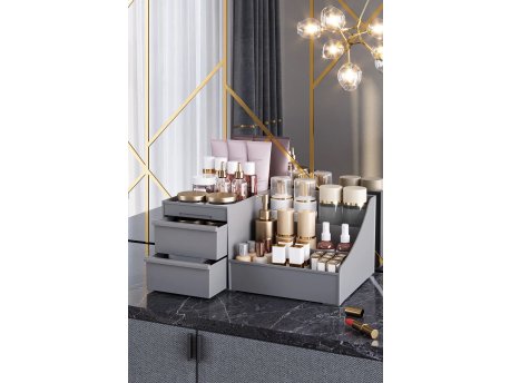 WALLXPERT Organizer za šminku Elegance Grey