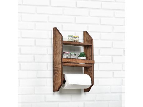 WALLXPERT Zidna polica Spice Rack & Towel Hanger