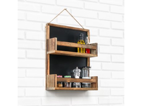 WALLXPERT Zidna polica Two Layer Spice Rack