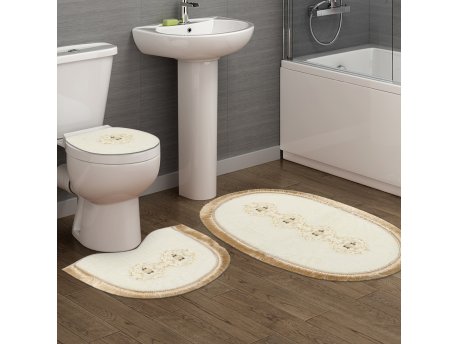 L`ESSENTIEL MAISON Set 3 prostirke za kupatilo Klozet Tkm 000187