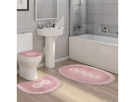 L`ESSENTIEL MAISON Set 3 prostirke za kupatilo Queen O Powder