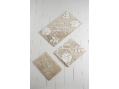 L`ESSENTIEL MAISON Set 3 prostirke za kupatilo Pastel Rock