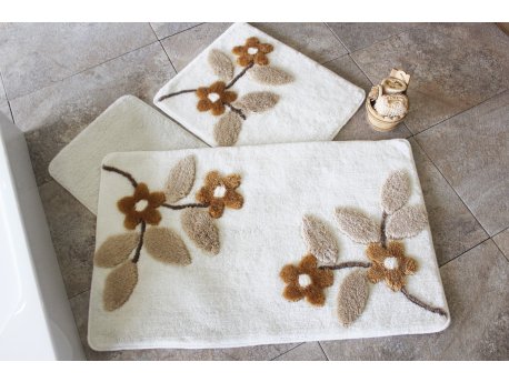 L`ESSENTIEL MAISON Set 3 prostirke za kupatilo Bonita Brown