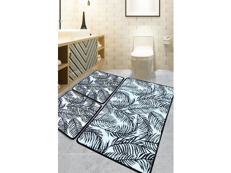 L`ESSENTIEL MAISON Set 3 prostirke za kupatilo Frond