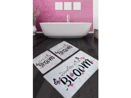 L`ESSENTIEL MAISON Set 3 prostirke za kupatilo Bloom Djt