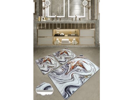 L`ESSENTIEL MAISON Set 3 prostirke za kupatilo Blur