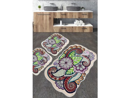 L`ESSENTIEL MAISON Set 3 prostirke za kupatilo Forme