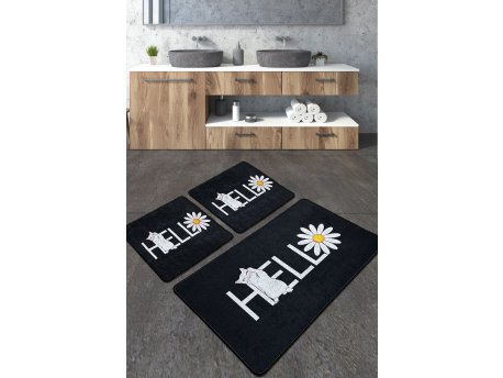 L`ESSENTIEL MAISON Set 3 prostirke za kupatilo Hola Gato Djt