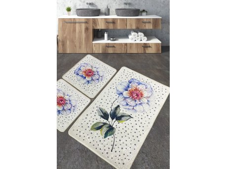 L`ESSENTIEL MAISON Set 3 prostirke za kupatilo Jade