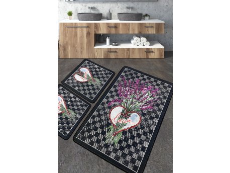 L`ESSENTIEL MAISON Set 3 prostirke za kupatilo Levan