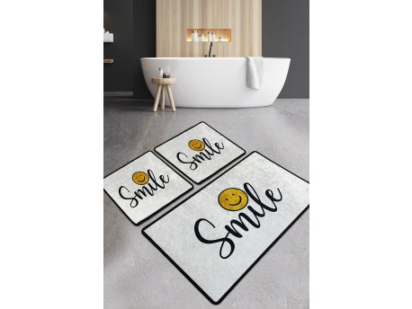 L`ESSENTIEL MAISON Set 3 prostirke za kupatilo Smile Djt