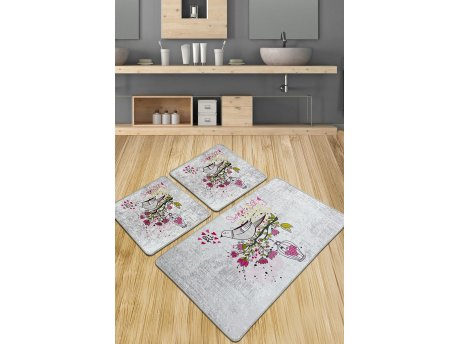 L`ESSENTIEL MAISON Set 3 prostirke za kupatilo Songs Djt